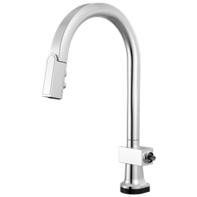 Brizo Frank Lloyd Wright(R): SmartTouch(R) Pull-Down Kitchen Faucet with Arc Spout - Less Handle