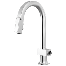 Brizo Frank Lloyd Wright(R): Pull-Down Prep Faucet with Arc Spout - Less Handle