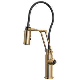 Brizo Odin(R): Articulating Kitchen Faucet - Less Handle