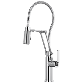 Brizo Litze(R): Articulating Faucet With Finished Hose