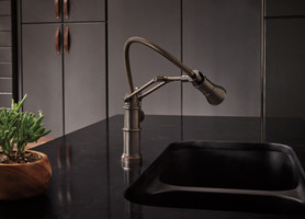 Brizo Artesso(R): Articulating Faucet With Finished Hose