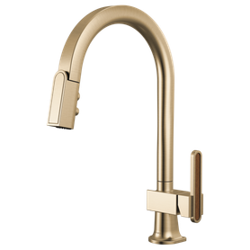 Brizo Frank Lloyd Wright(R): Pull-Down Kitchen Faucet with Arc Spout - Less Handle