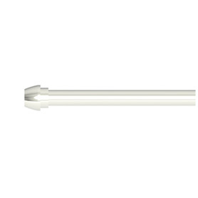 Newport Brass Brasstech: 3/8" x 20" Rigid Supply Tube, Bull nose