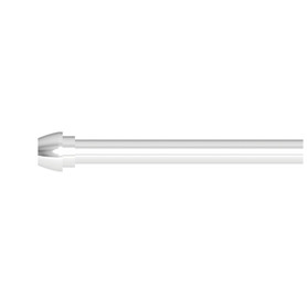 Newport Brass Brasstech: 3/8" x 20" Rigid Supply Tube, Bull nose