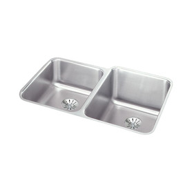KF-ELUH3120LPD 31.25-in X 20.5-in Stainless Steel Undermount Kitchen Sink Kit