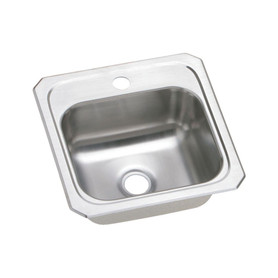 KF-BCR151 15-in X 15-in Stainless Steel Drop-in Bar Sink Kit