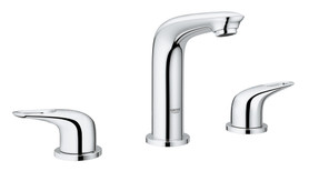 8" Widespread Two-Handle S-Size Bathroom Faucet in StarLight Chrome