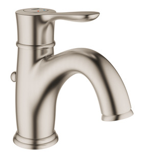 Single Hole Single-Handle Bathroom Faucet in Brushed Nickel