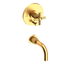 Newport Brass Kimbell: Balanced Pressure Tub &amp; Shower Diverter Plate with Handle