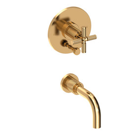 Newport Brass Kimbell: Balanced Pressure Tub &amp; Shower Diverter Plate with Handle