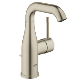 Grohe 23485ENA Essence Single Hole Single-Handle M-Size Bathroom Faucet in Brushed Nickel