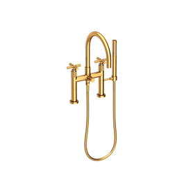 Newport Brass Kimbell: Exposed Tub &amp; Hand Shower Set - Deck Mount
