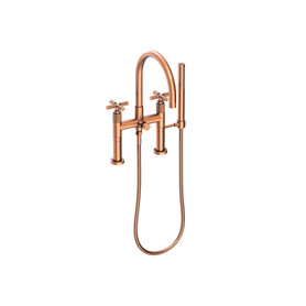 Newport Brass Kimbell: Exposed Tub &amp; Hand Shower Set - Deck Mount