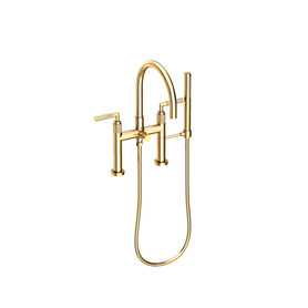 Newport Brass Kimbell: Exposed Tub &amp; Hand Shower Set - Deck Mount