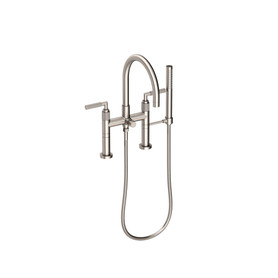 Newport Brass Kimbell: Exposed Tub &amp; Hand Shower Set - Deck Mount