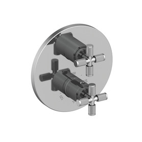 Newport Brass Kimbell: 1/2" Round Thermostatic Trim Plate with Handle