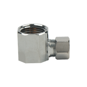 BrassCraft Compression Female Reducing Elbow, 3/8" OD Tube x 1/2" FIP