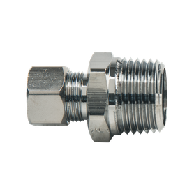 BrassCraft Compression Male Reducing Adaptor, 3/8" OD Tube, Drill Through (No Tube Stop) x 1/2" MIP