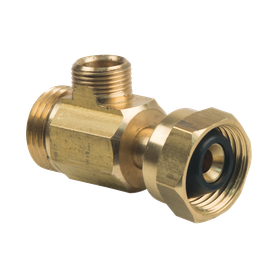 BrassCraft Compression Female Tee Adaptor, 1/2" FIP Captive Nut x 1/2" MIP x 3/8" OD Tube