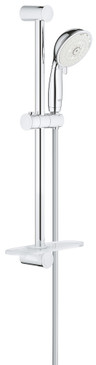 100 4-Sprays Shower Rail Set in StarLight Chrome