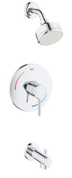 Bathtub/Shower Combo Faucet in StarLight Chrome