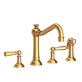 Newport Brass Jacobean: Kitchen Faucet with Side Spray