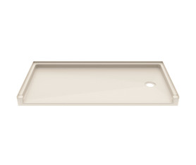 30 x 60 Swanstone(R) Alcove Shower Pan with Right Hand Drain Mountain Mist