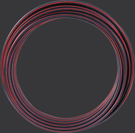 Viega Barrier PEX tubing, Oxygen Barrier Pex, d: ¾; L[ft]: 800; Version: black with stripe