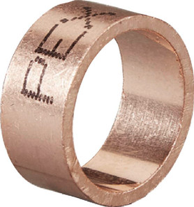 Viega PureFlow Crimp ring, copper, d: 1