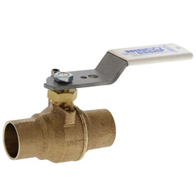 S-585HP-LF-SS 1 in. x 1 in. Solder End - High-Performance Bronze Ball Valve - Lead-Free