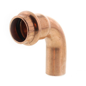 Viega ProPress 90° street elbow, copper