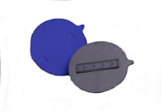 3M™ Stikit™ Disc Hand Pad 45198, Blue Face, 6 in x 1/8 in, 20/Case