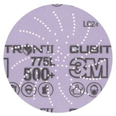 3M Xtract™ Cubitron™ II Film Disc 775L, 500+ 3MIL, 5 in x NH, Die 500LG, 50/Carton, 250 ea/Case