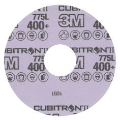 3M™ Cubitron™ II Hookit™ Film Disc 775L, 400+ 3MIL, 3 in x 7/8 in, Die 300M