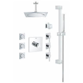 Square Thermostat Custom Shower Kit