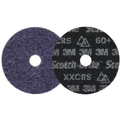 Scotch-Brite™ Precision Heavy Duty Surface Conditioning Disc, HD-DH, X-Extra Coarse 60+, 5 in x 7/8 in, 50 ea/Case