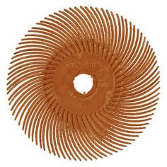 Scotch-Brite™ Precision Radial Bristle Brush, PN-RB, 80+, 2 in x 3/8 in, Type C, 40/Carton, 80 ea/Case