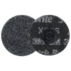 Scotch-Brite™ Roloc™ Precision Heavy Duty Surface Conditioning Disc, HD-DS, Extra Coarse 80+, TS, 3 in, 25/Carton, 100 ea/Case