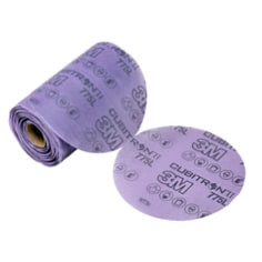 3M™ Cubitron™ II Stikit™ Film Disc Roll 775L, 800+ 3MIL, 6 in x NH, Linered, 600Z, 100 Discs/Roll, 4 Rolls/Case
