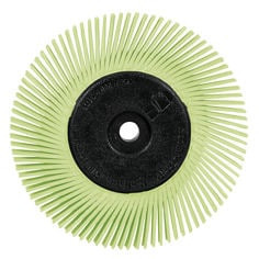 Scotch-Brite™ Precision Radial Bristle Brush, PN-RB, 50+, 6 in x 1/2 in x 1 in, Type A, with Adapter, 5 ea/Case
