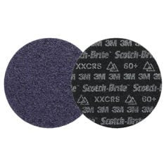 Scotch-Brite™ Precision Heavy Duty Surface Conditioning Disc, HD-DH, X-Extra Coarse 60+, 7 in x NH, 25 ea/Case