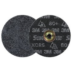 Scotch-Brite™ Precision Heavy Duty Surface Conditioning TN Quick Change Disc, HD-DN, Extra Coarse 80+, 5 in, 50 ea/Case