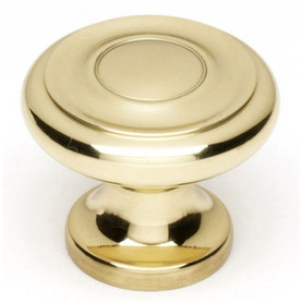 A1047-PB Knob Traditional 1-in in Polished Brass