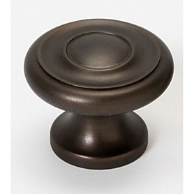 A1049-CHBRZ Knob Traditional 1-1/4-in in Chocolate Bronze