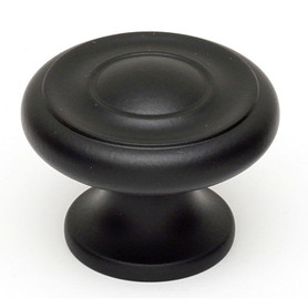 A1050-MB Knob Traditional 1-1/2-in in Matte Black