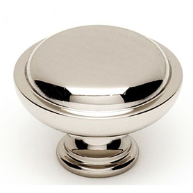 A1145-PN Knob Traditional 1-1/4-in in Polished Nickel