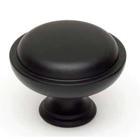 A1146-MB Knob Traditional 1-1/2-in in Matte Black