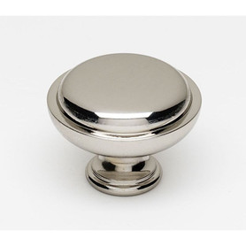 A1146-PN Knob Traditional 1-1/2-in in Polished Nickel