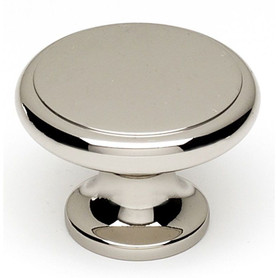 A1164-PN Knob Traditional 1-1/4-in in Polished Nickel