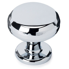 Knob Traditional 1-1/8-in in Polished Chrome